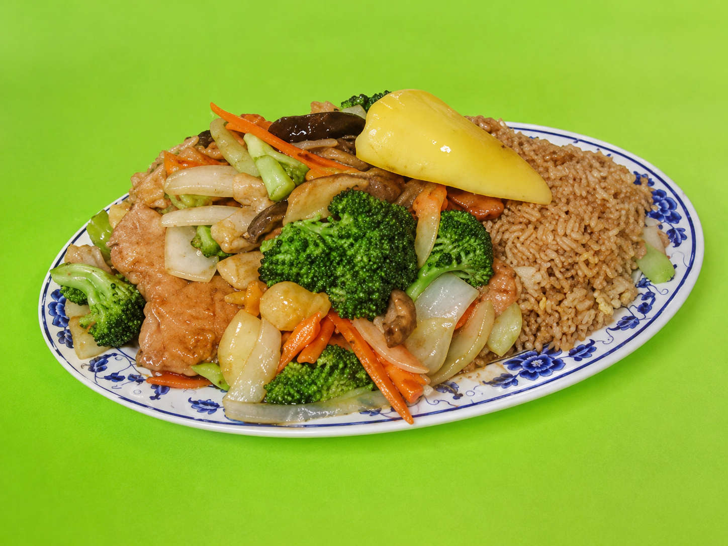 Lunche M: Pollo Asado con Hongo